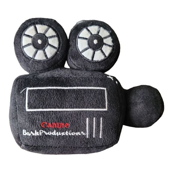 Bark Hollywoof Camera Canine Bark Productions Cinema Theme Dog Squeaker Toy - Picture 1 of 2